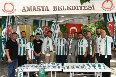 Başkan Çelik, Amasyaspor’a destek için sahada