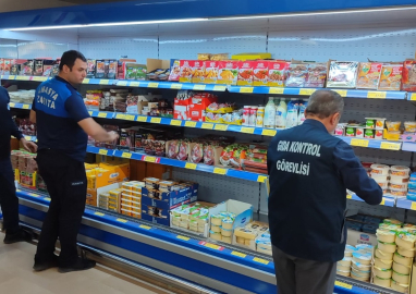 Amasya’da marketler denetleniyor