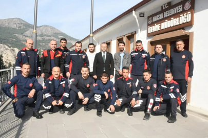 İtfaiye personeline hayvan kurtarma eğitimi verildi