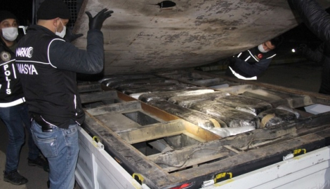 Amasya’da 120 kilo esrar ele geçirildi