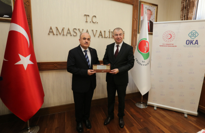 Amasya Valisi Doruk, görevini Vali Dağlı’ya devretti