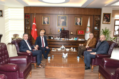 Rektör Turabi’den Başkan Çelik’e ziyaret