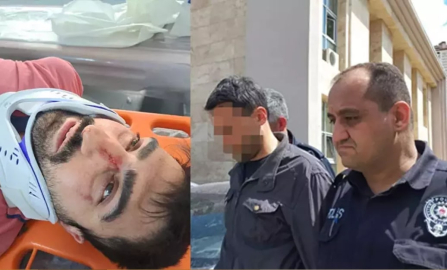 Engelli komşusunun burnunu kıran şüpheli savcılığın itirazı üzerine tutuklandı