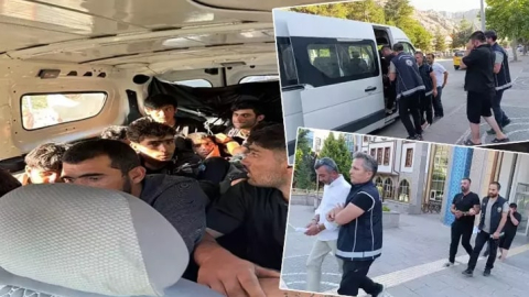 Amasya'da 15 kaçak göçmen yakalandı: 3 kişi tutuklandı