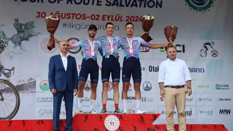 Kurtuluş Yolu Bisiklet Turu'nun Havza-Amasya etabı tamamlandı