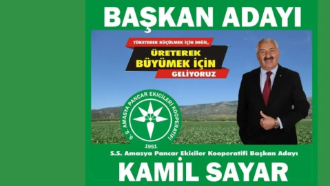 Kamil Sayar, Amasya Pancar Ekicileri Kooperatifine Aday odu