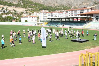 Amasya'da zumba ve step festivali ile hareketli bir gün yaşandı