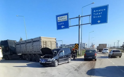 Suluova’da zincirleme kaza: 5 yaralı