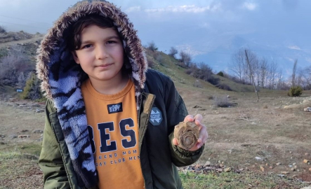 Amasya’da bulunan 57 milyon yıllık taş şaşkınlık yarattı