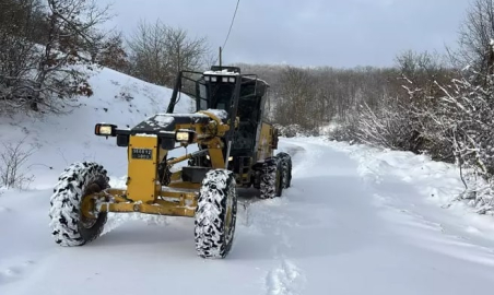 85 köy yolu kardan ulaşıma kapandı
