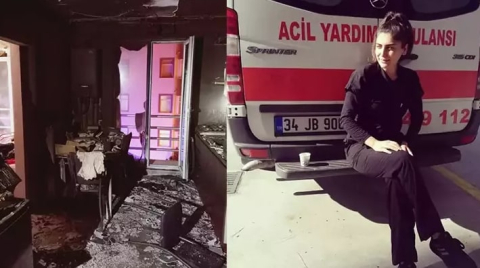 5 katlı apartmanda çıkan yangında, hemşire Melisa hayatını kaybetti