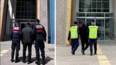 Aranan hükümlü baba ve oğul tutuklandı