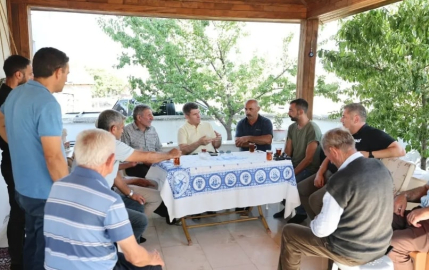 Vali Bakan, Yangın mağduru aileyi ziyaret etti