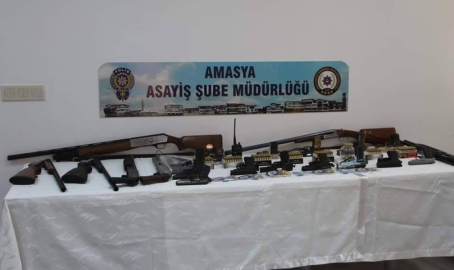 249 ruhsatsız silah ele geçirildi