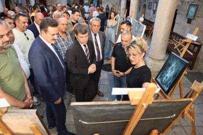 “Amasya’nın Renkleri” konulu karma resim sergisi sanatseverlerle buluştu