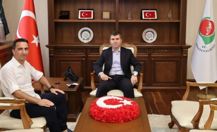 Süper Lig VAR Hakemi Köseoğlu’ndan Vali Bakan’a ziyaret