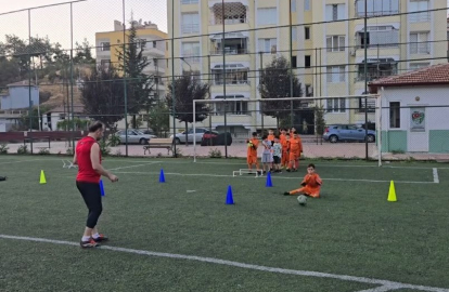 Minik Kaleci Eymen azmi ile beğeni topladı
