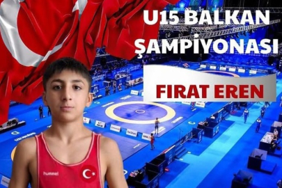 Genç güreşçi Balkan şampiyonasında