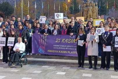 Amasya Kadın Platformu, haklarımızdan vazgeçmiyoruz diye haykırdı