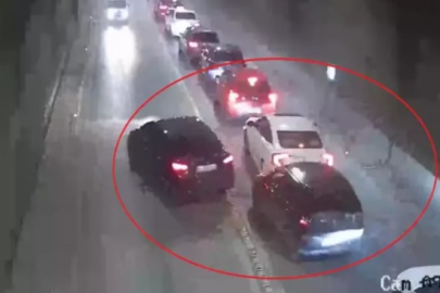 Tüneldeki zincirleme kazada 1 kişi yaralandı