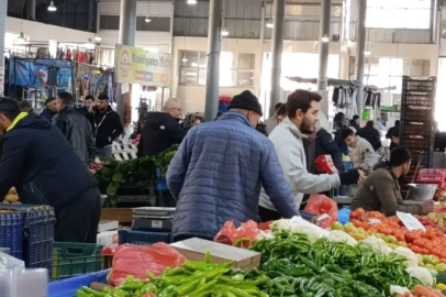 Pazar’da kış hareketliliği