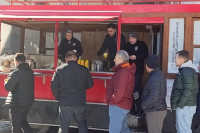Soğuk havalarda halkın içini ısıtan hizmet