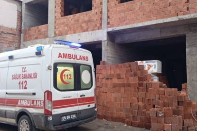 İnşaattan düşen işçi yaralandı