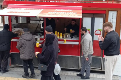 Sıcak çorba ile gönüller ısınıyor