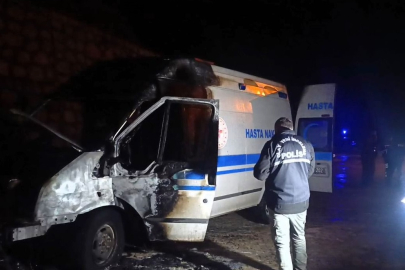 Hasta nakil aracı yandı: Hasta son anda kurtarıldı