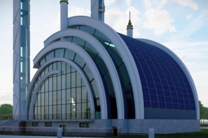 Mimarisi ile dikkat çeken caminin inşaatında sona gelinde