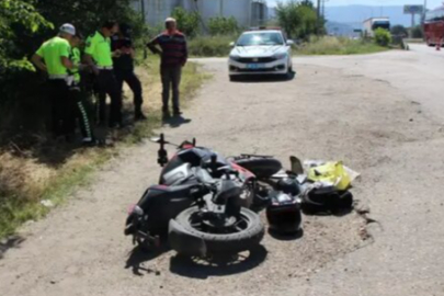 İki motosiklet çarpıştı: 2 yaralı